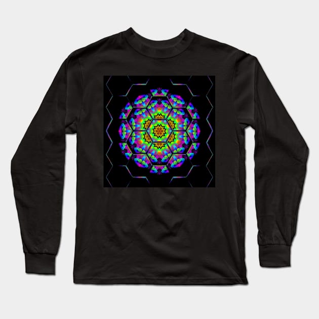 Atomic Fusion -  Hexagonal Radiation Long Sleeve T-Shirt by Boogie 72